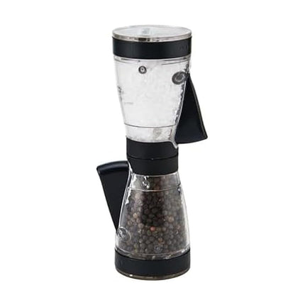 Kamenstein Dual Salt and Pepper Grinder, Black