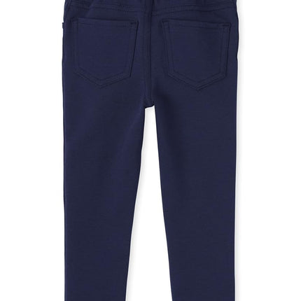 The Children's Place baby girls And Toddler Ponte Pull on Jeggings Jeans, Tidal 2 Pack, 4T US