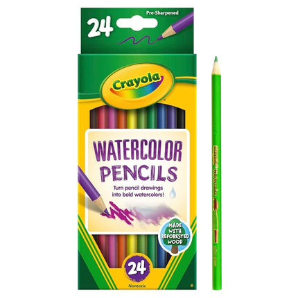 Crayola 24ct Watercolor Colored Pencils