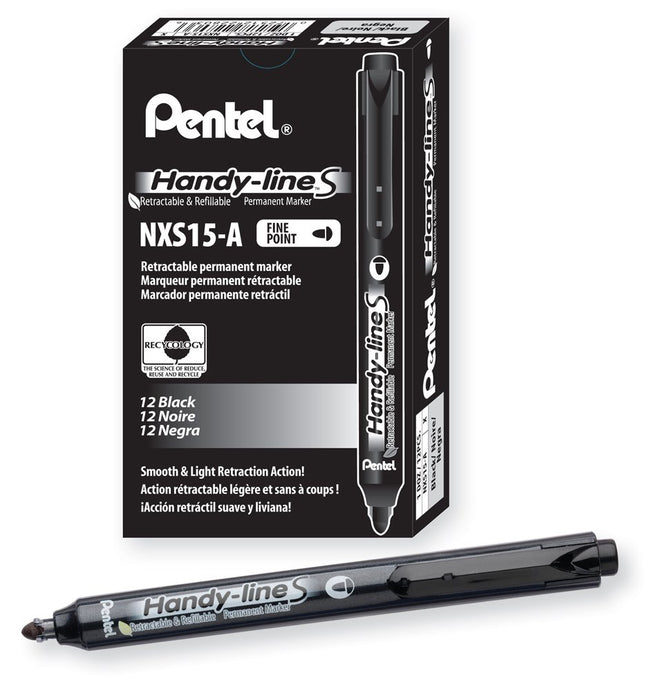 Permanent Retractable Marker Slim Type, 4.5mm Bull