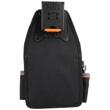 Klein Tools 55833MB MODbox Open Tool Pouch, 4-Pockets, Electrician Pouch, Quickly Attach and Release from Tool Belts and MODBox Rail System