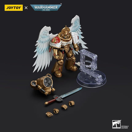 JoyToy Warhammer 40k: The Horus Heresy - Blood Angels Sanguinary Guard with Encarmine Sword 2 1:18 Scale Figure