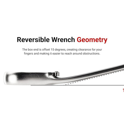TEKTON 15/16 Inch Reversible 12-Point Ratcheting Combination Wrench | WRC23324