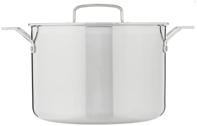Cacerola de 8 cuartos de galón con tapa Cuisinart MCP66-24N MultiClad Pro de acero inoxidable, plateado