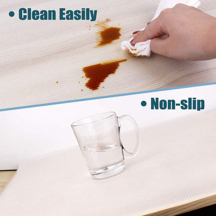 Refrigerator Liners, Shelf Liners for Kitchen Cabinet, Washable Oil-Proof for Drawer, Shelves, Storage, 12 Inches x 20 FT, Non-Slip (12 Inches x 20 FT x 2 Rolls)