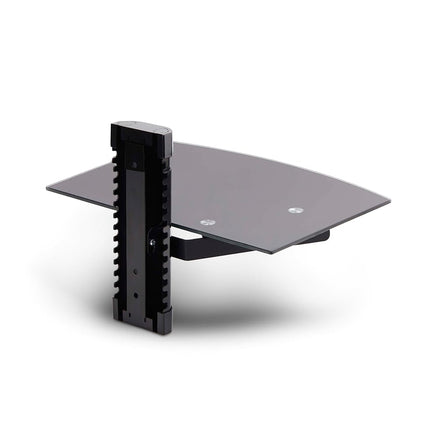 StarTech Floating Wall-Mounted AV Shelf, Tempered Glass Shelf