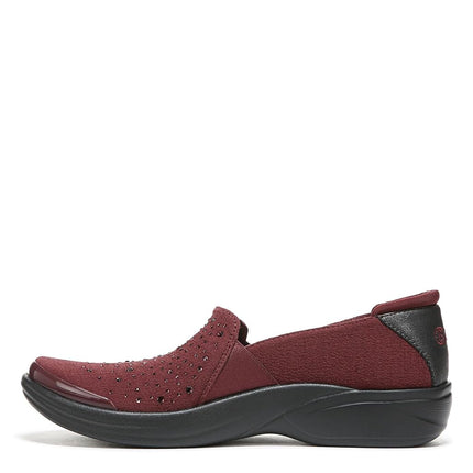 BZees Women's Poppyseed Slip-on Loafer, Windsor Red, 8
