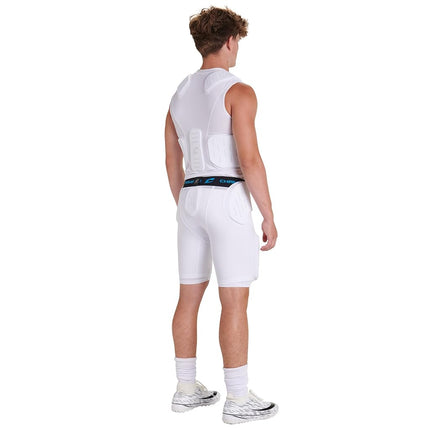 Champro Formation 5-Pad Girdle Youth L White