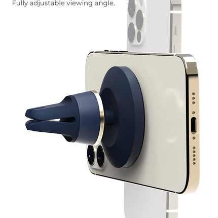 iOttie Velox MagSafe Compatible Air Vent Car Phone Holder. Unversal Magnetic Car Phone Mount for iPhone 12/13/14/15/16 Series & Android Phones via Included Magnetic Ring Adapter