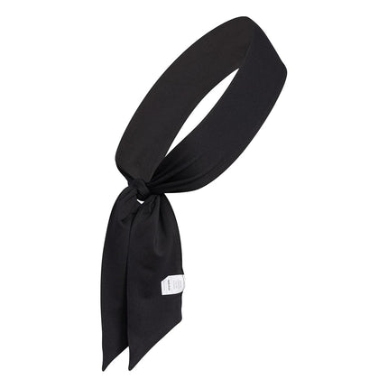 adidas Alphaskin Tie Headband, Black/White/2, One Size