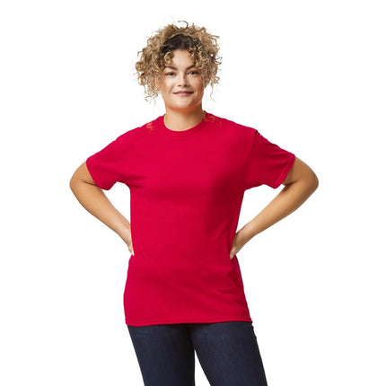 Gildan Men's DryBlend Adult T-Shirt, 2-Pack, Red, XXXL