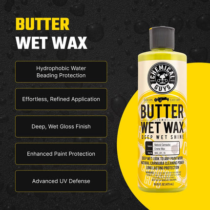 Chemical Guys WAC_201_16 Butter Wet Wax (16 oz)