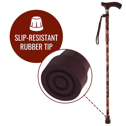 Switch Sticks Walking Cane for Men or Women, Foldable and Adjustable from 32-37 inches, Mimi