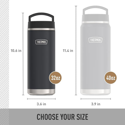 Granite-32 oz Stainless Steel Water Bottle w/Screw Top