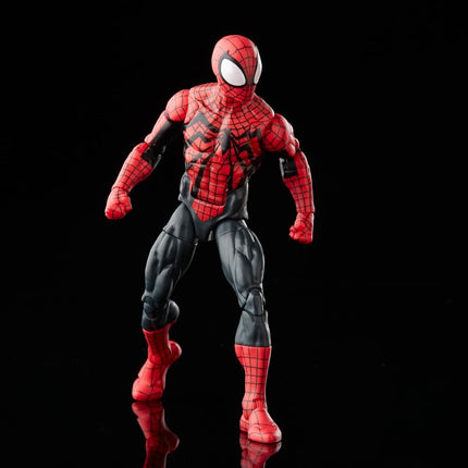 Marvel Hasbro Legends Series Ben Reilly Spider-Man, Spider-Man Legends Collectible 6 Inch Action Figures, 2 Accessories
