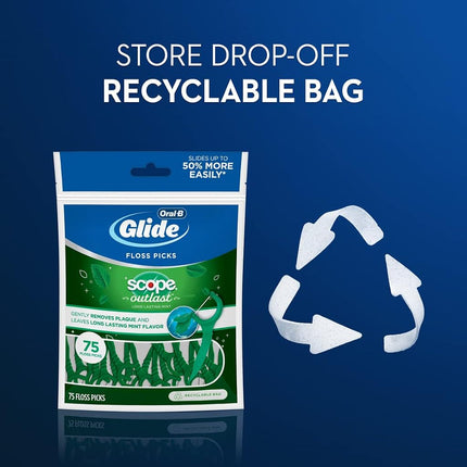 Oral-B ADV Floss Pick W/Scope 75