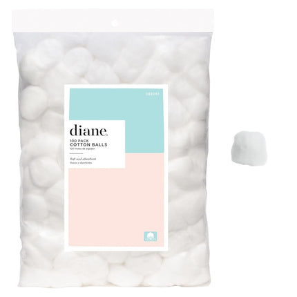Diane 100% Cotton Balls, Pack of 100, DEE051