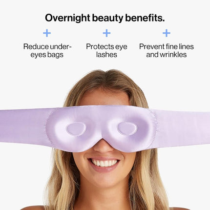 Dore & Rose — Mulberry Silk Sleep Mask for Women & Men, 3D Contour Blackout with cups, Pure Silk Eye Masks for Sleep, Travel Night - Eye Cover, Sleeping Mask, Sleepmask, Eyemask, Pods, Lash Extensions
