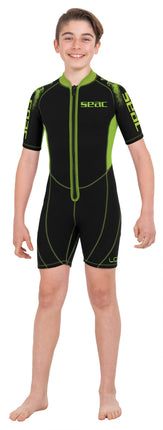 Seac Look Kid, Short Wetsuit for Snorkelling, Divi