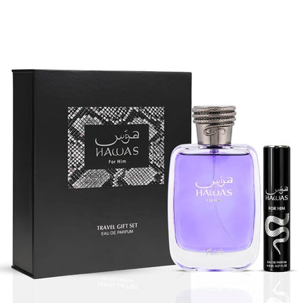 Hawas by Rasasi for Men - 2 Pc Gift Set 3.38oz EDP