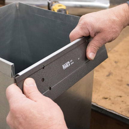 KLEIN TOOLS Metal Folding Tool for Duct Bending 30.5 cm x 8.2 cm Folds Up to 24 ga CRSM and 28 ga Stainless Klein Tools 86530