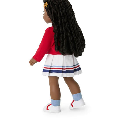 American Girl Team AG Sweater & Skirt Set 18 inch Doll Clothes with Tank Top, Red, White, and Blue, 6 pcs, Ages 6+
