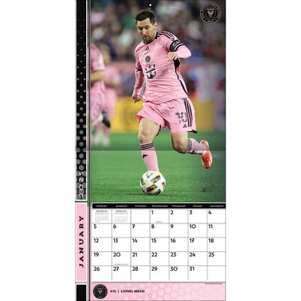 TURNER SPORTS Inter Miami FC 2025 12x12 Team Wall Calendar (25998012217)