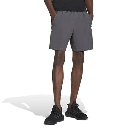 adidas Mens Train Essentials Woven Shorts, Grey/Black, S / 5L