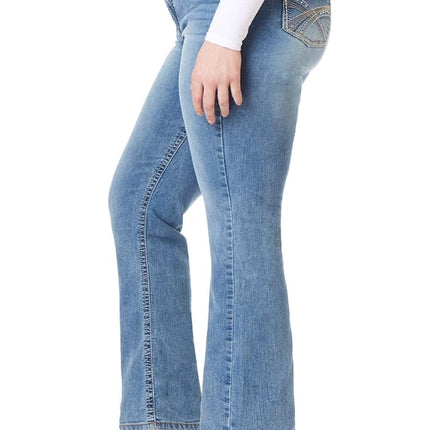 WallFlower Women's Luscious Curvy Bootcut Jeans, Andrea, 5 Shorts