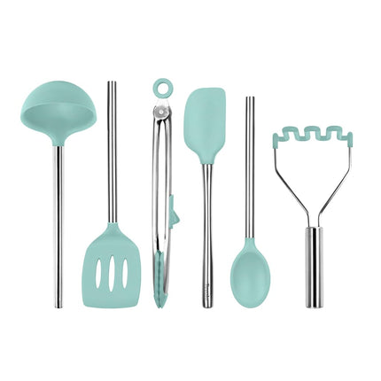 Tovolo 6-Piece Premium Silicone Utensil Set (Light