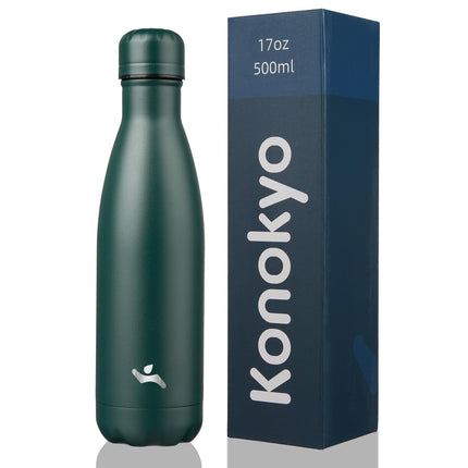 Konokyo Insulated Water Bottles,17oz Double Wall S