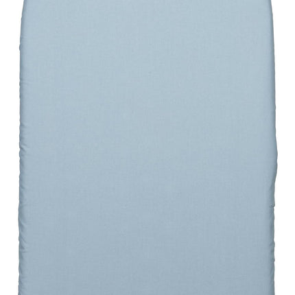 Funda y Almohadilla para Tabla de Planchar (Azul Sólido Claro), 100% Algodón con Acolchado de Poliéster Premium de Seymour Home Products; Se Adapta a Tabla de Tamaño Completo | Resistente a Manchas y Quemaduras; Borde Elástico