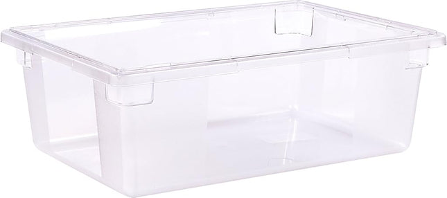 Carlisle FoodService Products Storplus Food Container Storage Container with Stackable Design for Storage, 12.5 Gallons, Clear, (Pack of 4)