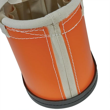 Hard Body Oval Bucket Orange/White Klein Tools 5144BHHB