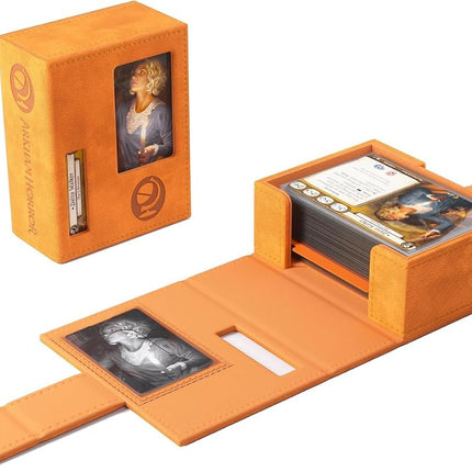 Gamegenic | Arkham Horror Investigator Deck Tome Seeker Orange