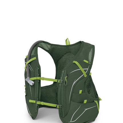 Chaleco de hidratación para correr Osprey Duro 6L para hombre con depósito Hydraulics, Seaweed Green/Limon, Small