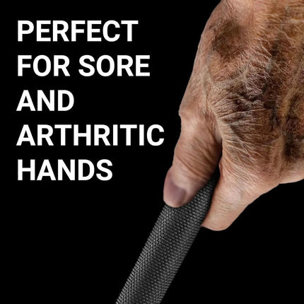 Karma Arthritic Jumbo Plus Golf Grips, 13 Pack with 13 Golf Grip Tape Strips, Black +5/32" Oversized