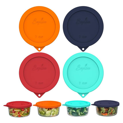 Sophico Sophico Round Silicone Storage Cover Lids 
