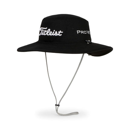 Titleist Tour Aussie Golf Hat, Black/White, One Si
