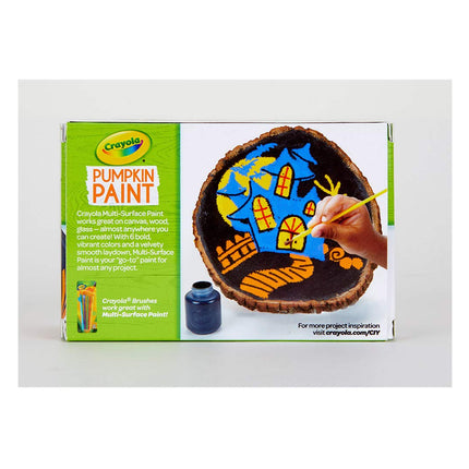 Crayola Pumpkin Paint Set Acrylic Paints in Autumn Colors, Halloween Decorations, 6Count