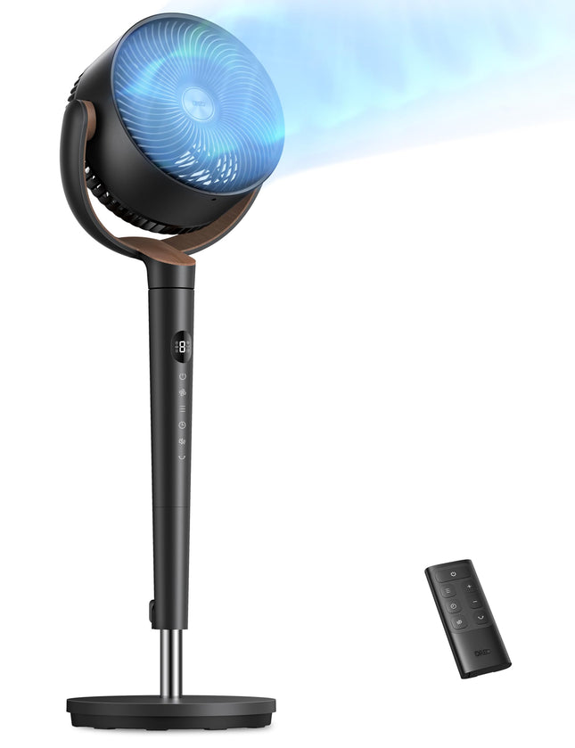 DREO Fan for Bedroom, 120� Oscillating Standing Fa