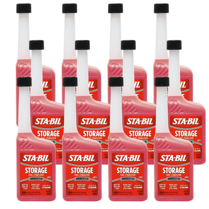 STA-BIL Storage Fuel Stabilizer, Keeps Fuel Fresh for 24 Months, Prevents Corrosion, Gasoline Treatment Additive that Protects System, Gas Stabilizer for Storage, 10 oz. (12 Pack)