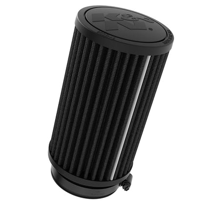 K&N Black Universal Dryflow Round Air Filter 64mm flange, 89mm outside diameter, 152mm height (RU-3131HBK)