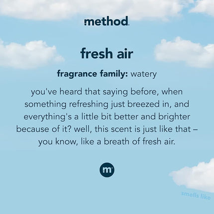 Method - Laundry Detergent 4X Concentrated Tough On Dirt + Stains 66 Loads Fresh Air - 1.58 Liter