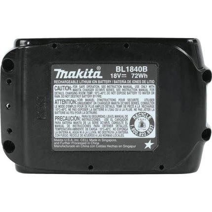 MAKITA BL1840B 18V LXT Lithium-Ion 4.0Ah Battery