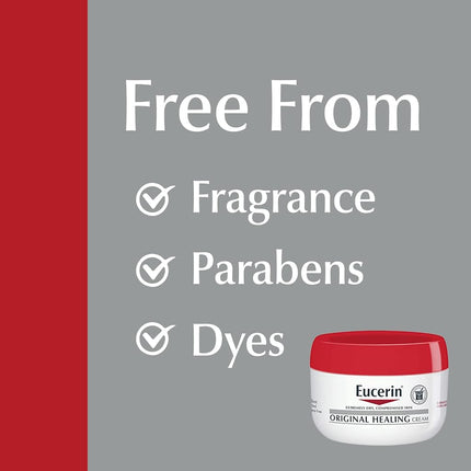 Eucerin Original Healing Cream, Emollient Enriched, 2 x 16 OZ