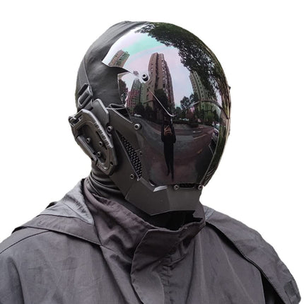 KYEDAY Masque Punk Cosplay pour Hommes, Masque d'Halloween Cosplay Accessoires pour Fête et Festival de Musique