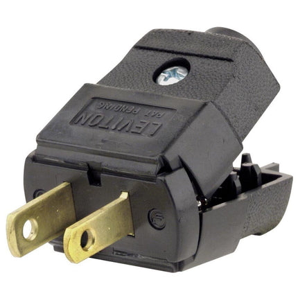Leviton 017-00101-0EP Enchufe Negro de 15 Amperios