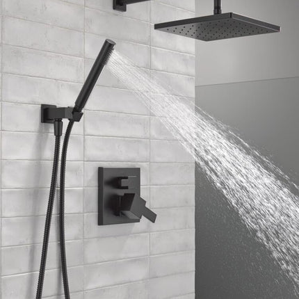 Delta 342701-BL Modern Shower System, Matte Black