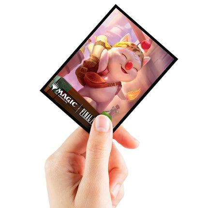 Ultra PRO - Final Fantasy x Universes Beyond Stiltzkin, Moogle Merchant 100ct Deck Protector Sleeves for Magic: The Gathering | Trading Card Accessories, Collectible Card Game Gear